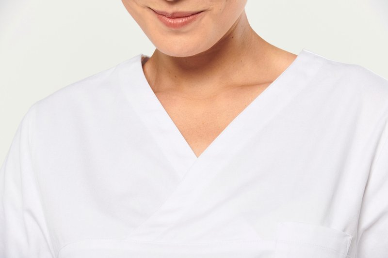 Tunique manches courtes polycoton unisexe – Image 5